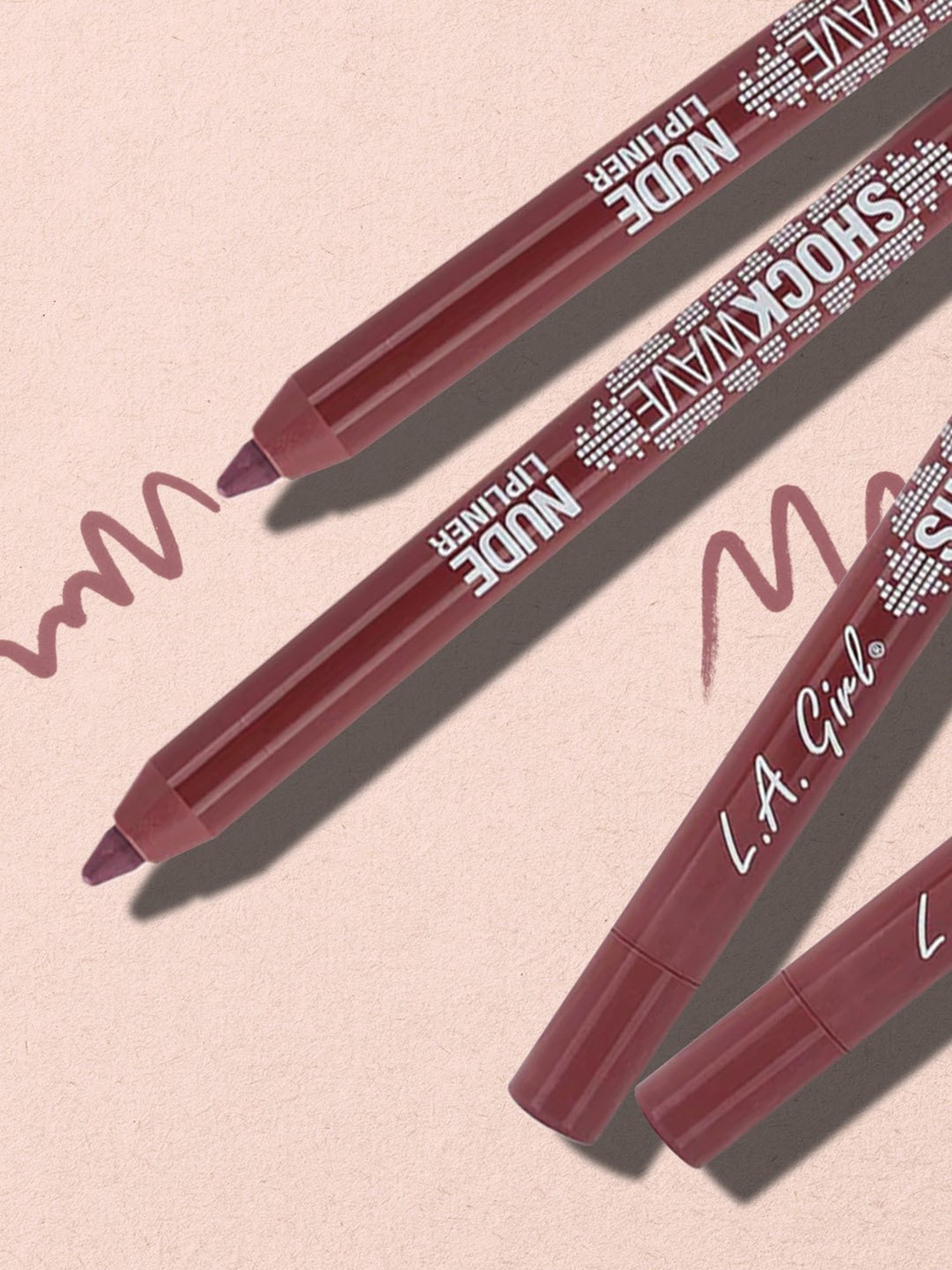 L.A. Girl Shockwave Nude Lip Liner Rosewood - 1.2 gm