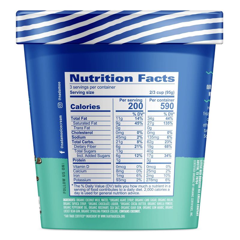 NadaMoo! Organic Mint Chip Dairy-Free Frozen Dessert - 16oz
