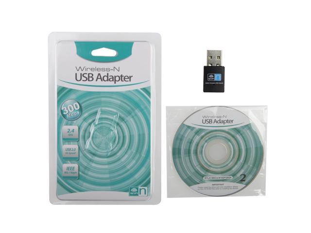 LOTEKOO Wireless LAN Network Card Adapter WiFi Dongle for Desktop Laptop PC Windows 10 8 7 XP MAC OS (Plug-and-Play for Windows10)300Mbps USB WiFi Adapter