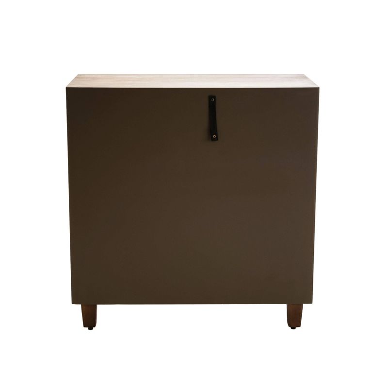 Elmhurst 2 Door Cabinet Black and Weathered - Finch