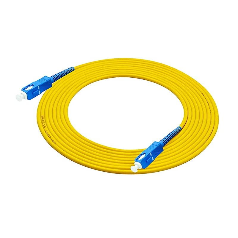 2Meters 6ft SC to SC Fiber Optic Cable Jumper Optical Patch Cord Simplex SingleMode 9125 SCSC