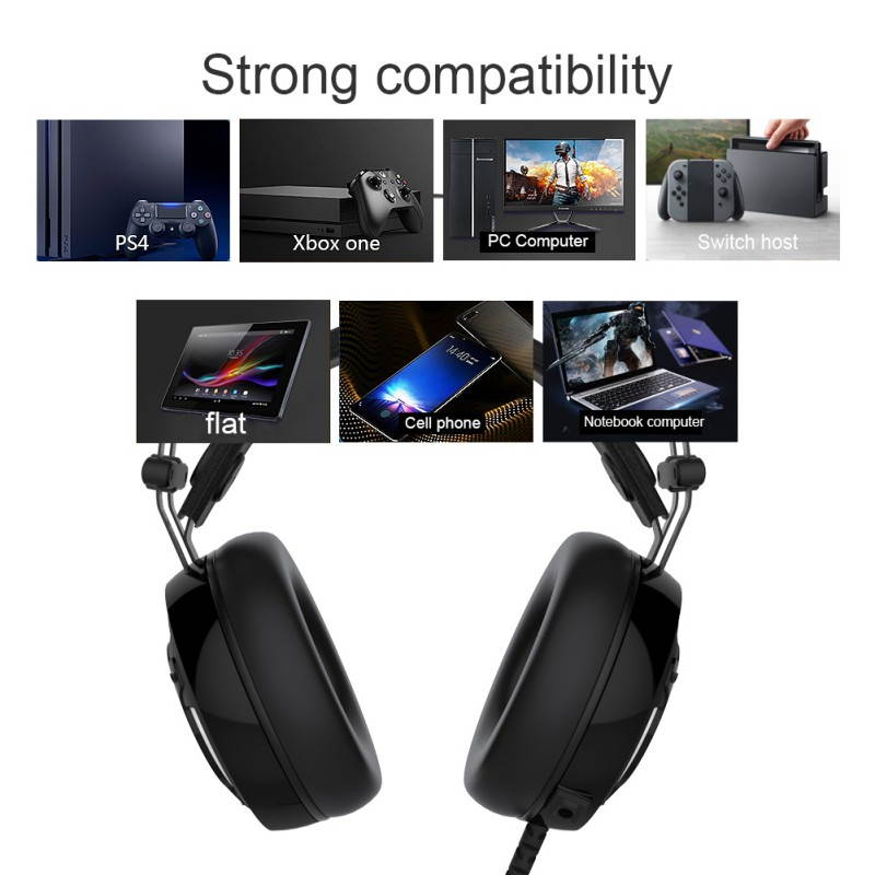 IPega Gaming Headset Head-mounted PG-R008 Surround Sound Headphone With Microphone For PC Switch PS4 Xbox One Cellphone