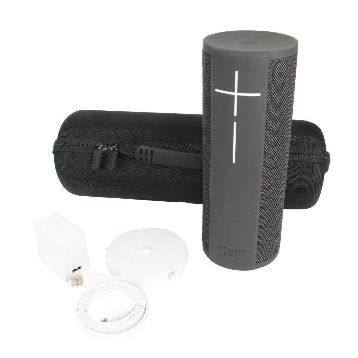 Hard Travel Case for Ultimate Ears MEGABLAST Portable Wi-Fi Bluetooth Speaker by co2CREA (Black)