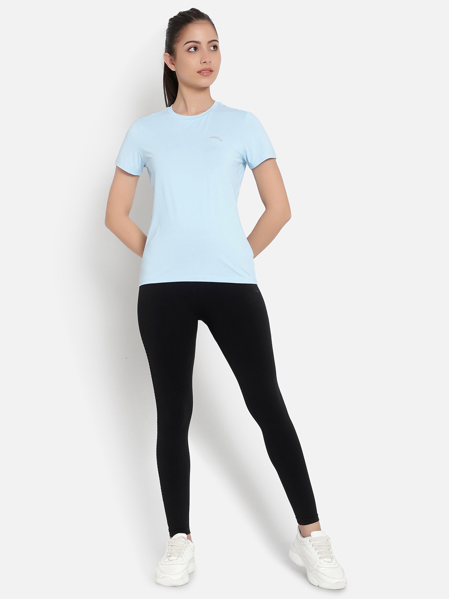 Anta Blue Regular Fit Sports T-Shirt