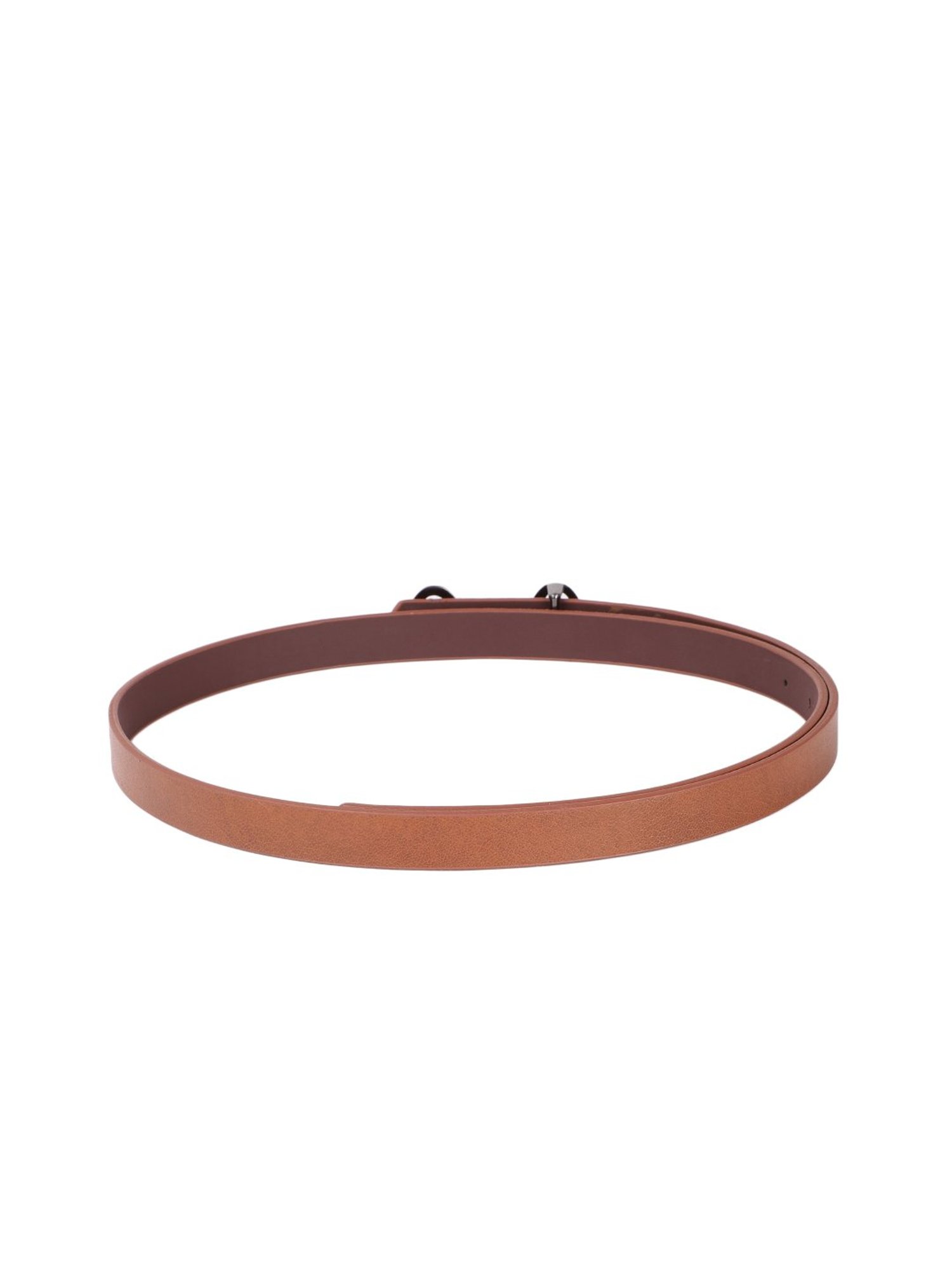 Crusset Khaki Casual Belt for Women