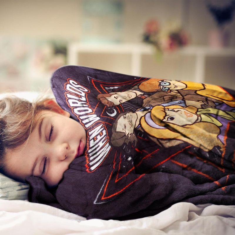 Just Funky Supernatural Scooby MultiCharacter Lightweight Fleece Throw Blanket 45 x 60 Inch