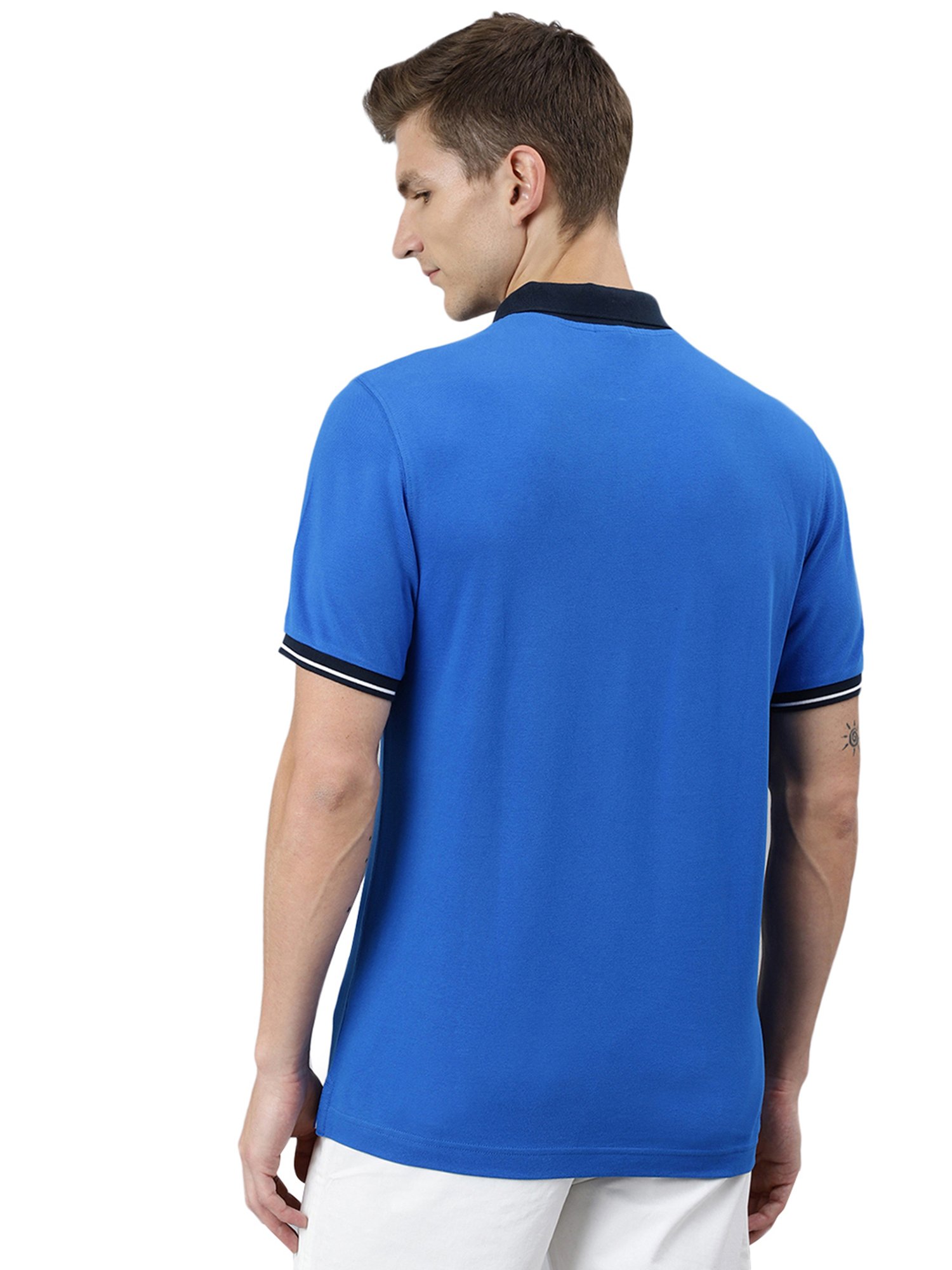 Woods Blue Polo T-Shirt