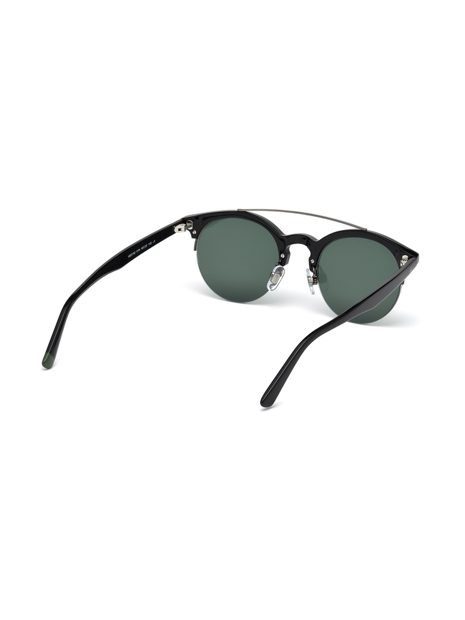 WEB EYEWEAR Green Clubmaster Sunglasses Designed in Italy