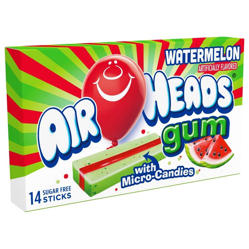Airheads Watermelon Gum - 14ct