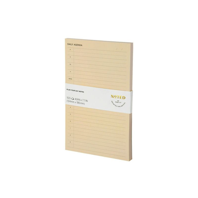 Post-it Daily Agenda Notepad - Light Peach