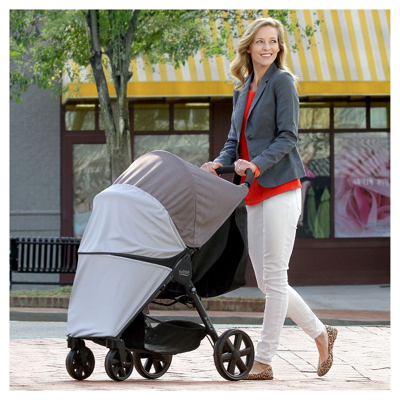 Britax Sun & Bug Stroller Cover - Gray