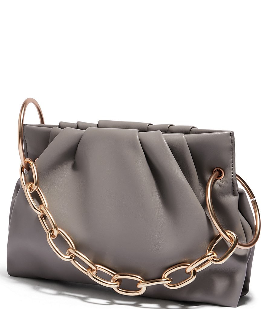 House of Want Chill Vegan Leather Chain Strap Framed Clutch Bag