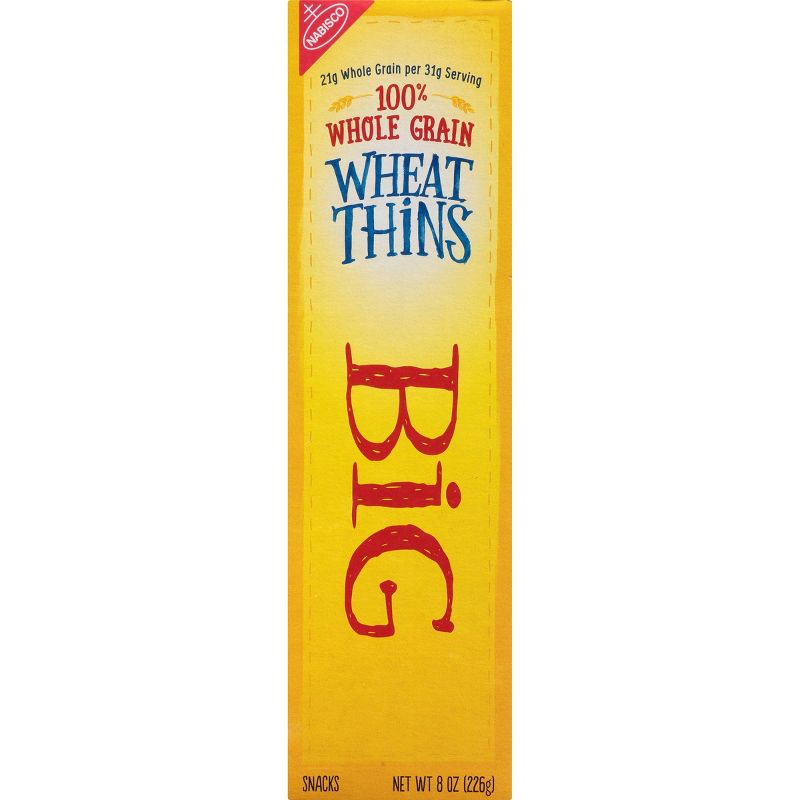 Wheat Thins Big Whole Grain Snacks - 8oz
