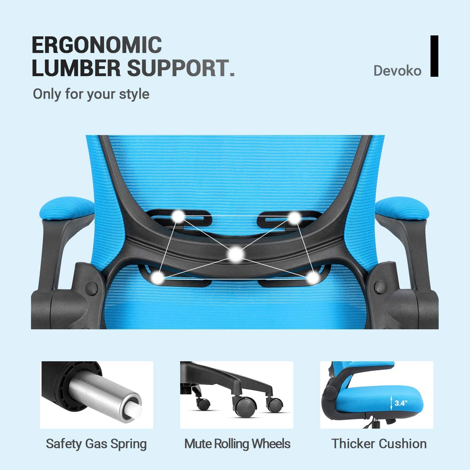 Global Leather Task Chair, Black (8993BK450/550) 