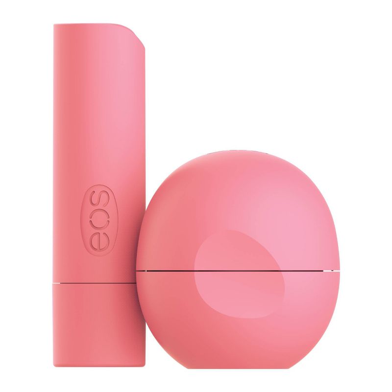 eos Natural & Organic Lip Balm Stick & Sphere - Strawberry Sorbet - 2pk/0.39oz