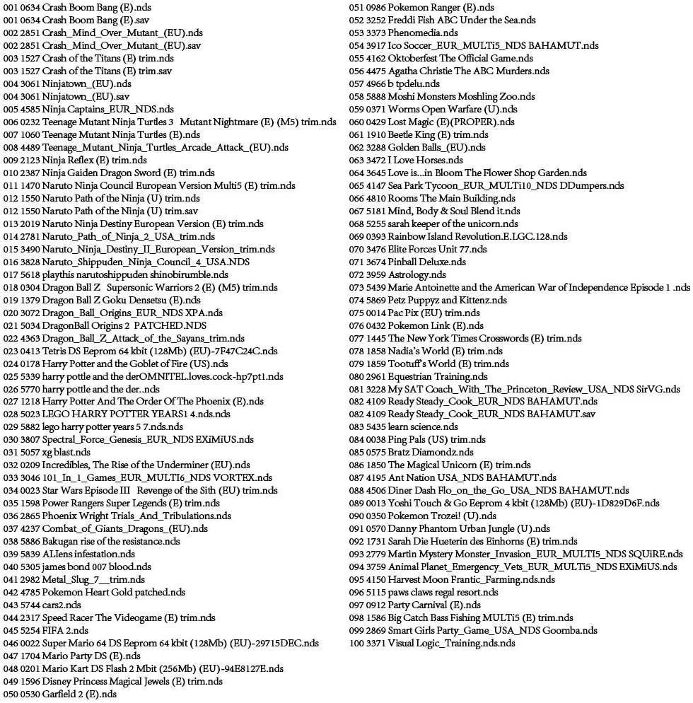 XiAnShi 500 in 1 Game Super Combo, 64G Memory Card Package with Card Slot for Nintendo DS / NDS / NDSL / NDSI / 3DS / 2DS XL / LL