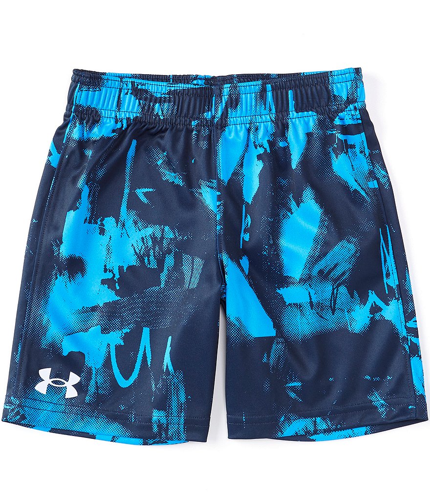Under Armour Little Boys 2T-7 UA Rattleade Boost Tie-Dyed Shorts