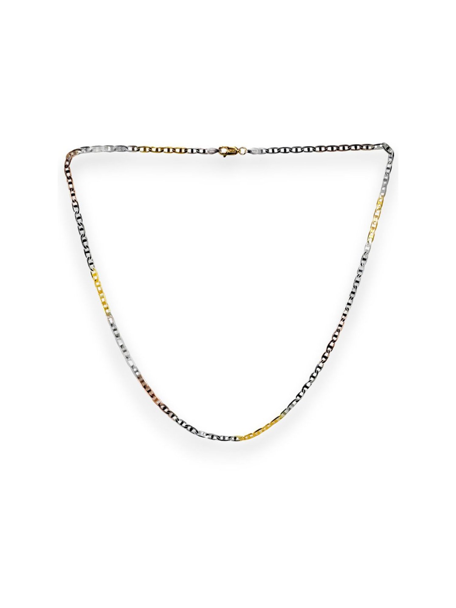 Taraash 92.5 Sterling Silver Rolo Neck Chain