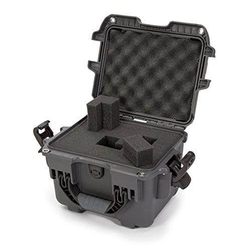 nanuk 908 waterproof hard case with foam insert  graphite