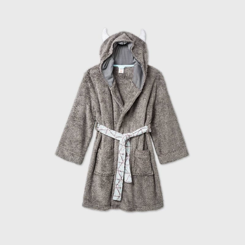 Boys' Yeti Robe - Cat & Jack™ Gray L