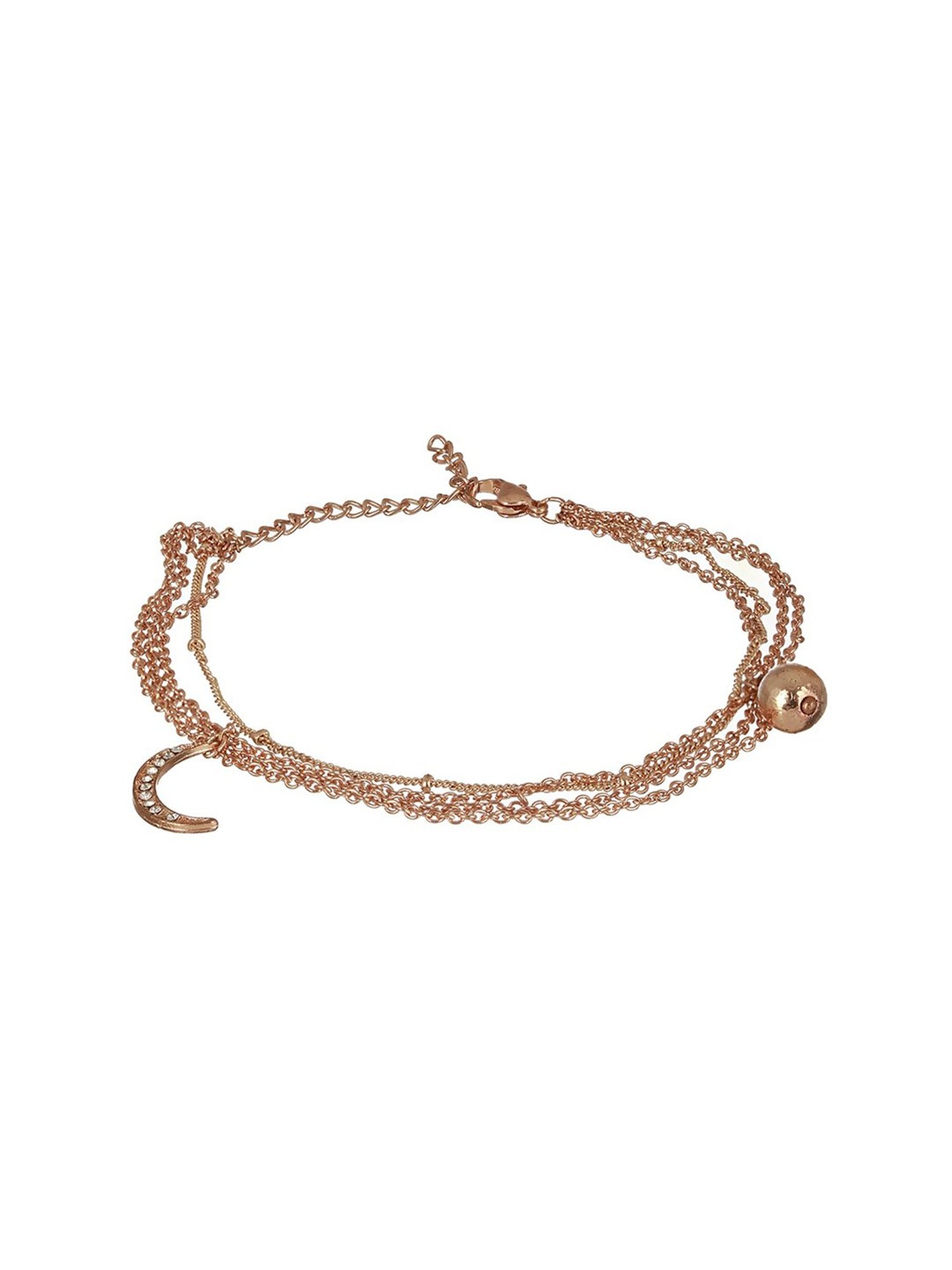 Abdesigns Gold-Plated Handpaint Wedding Doli Barat Bridal Anklets