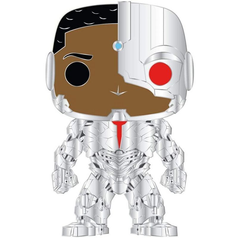 Funko Pop! Pin: Justice League - Cyborg Premium Enamel Pin