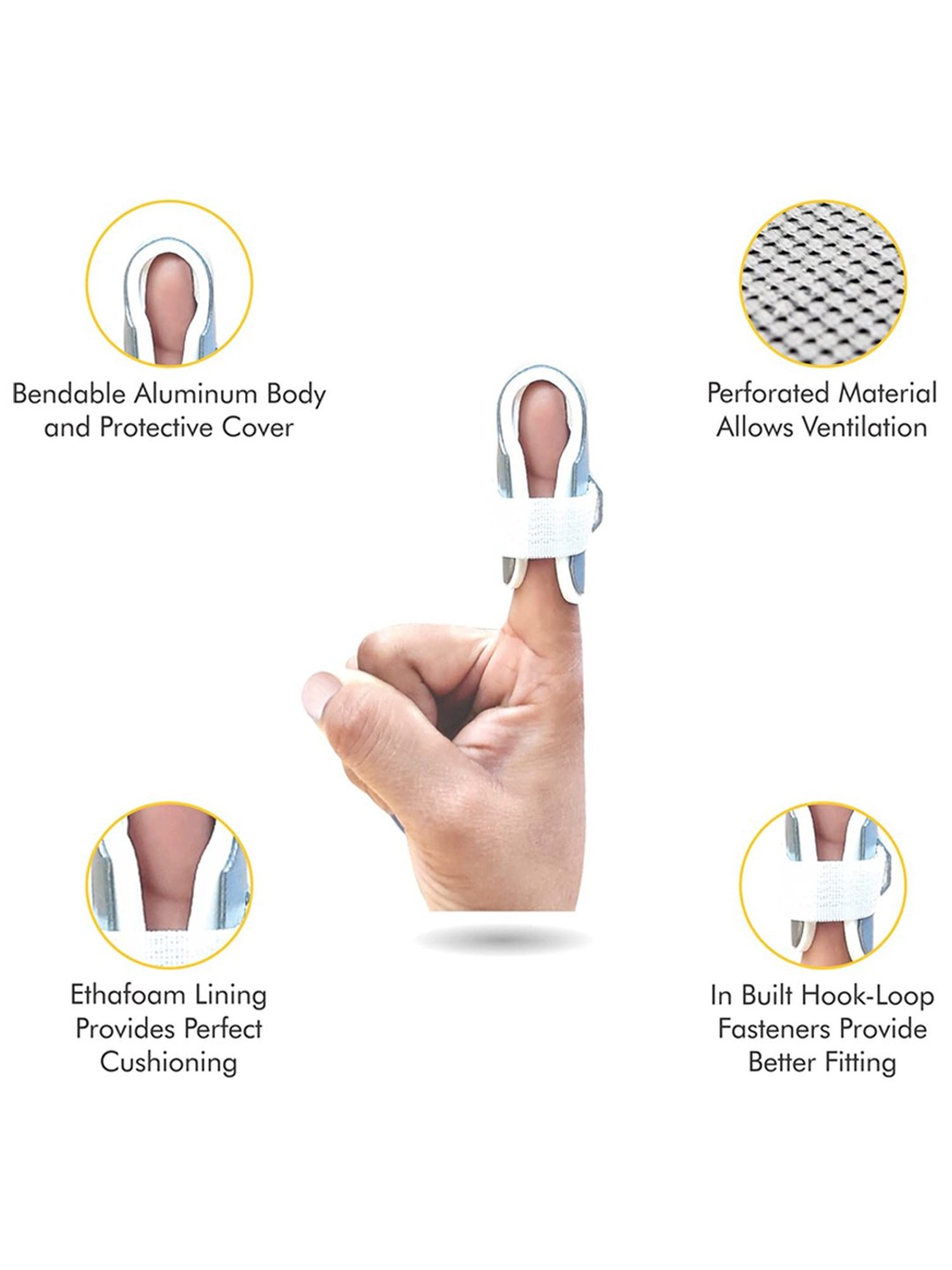 HealthSense YM 602 Yoga Mat (Black & Grey)