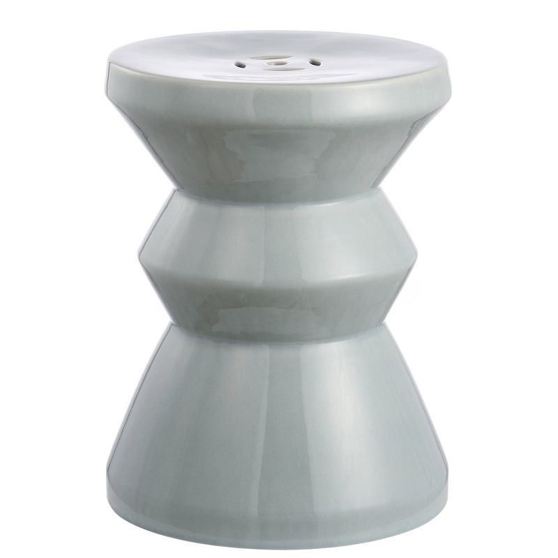 Larsa Garden Stool - Light Blue - Safavieh