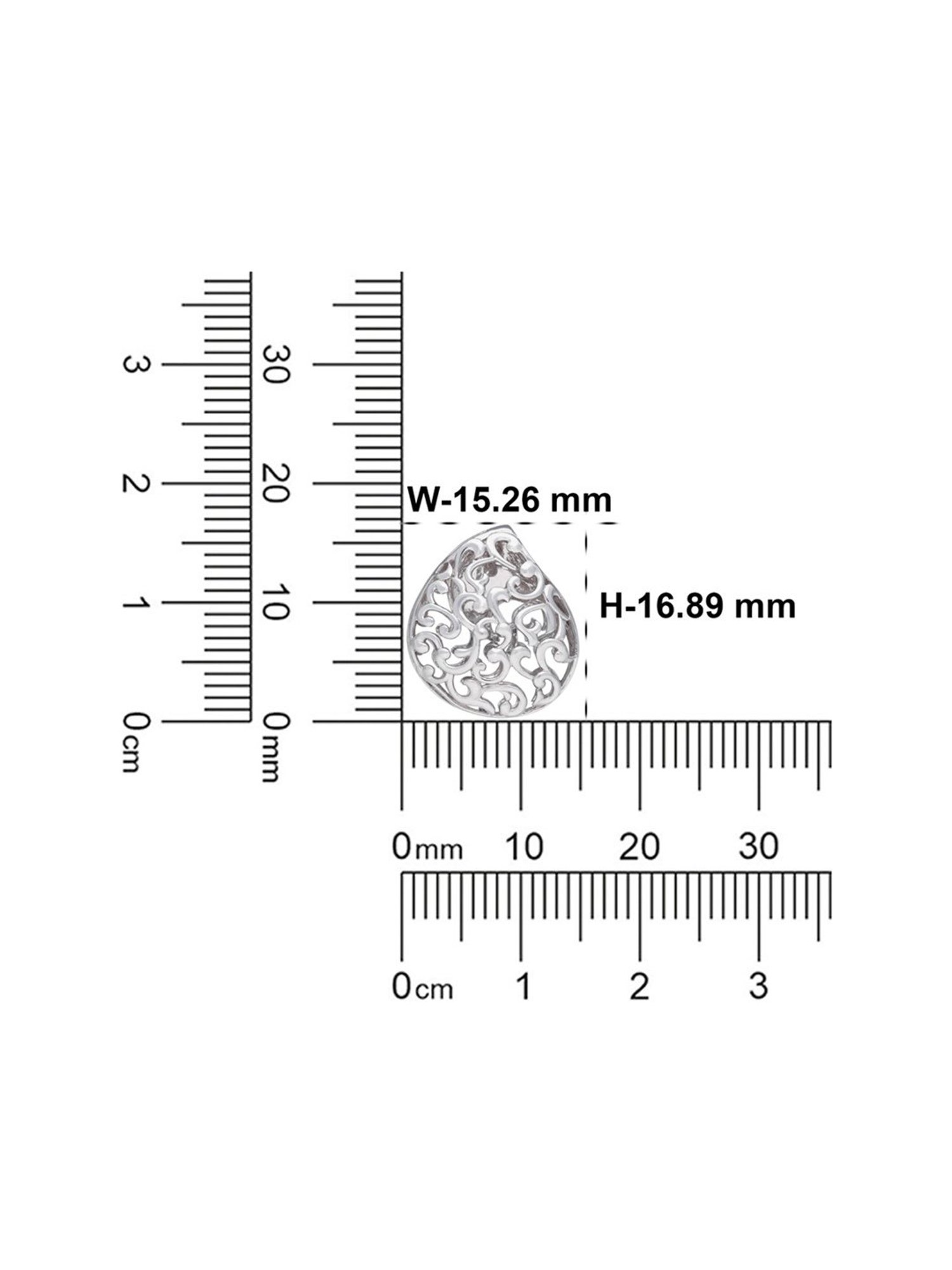 C.Krishniah Chetty Classic 950 Platinum Fancy Locket