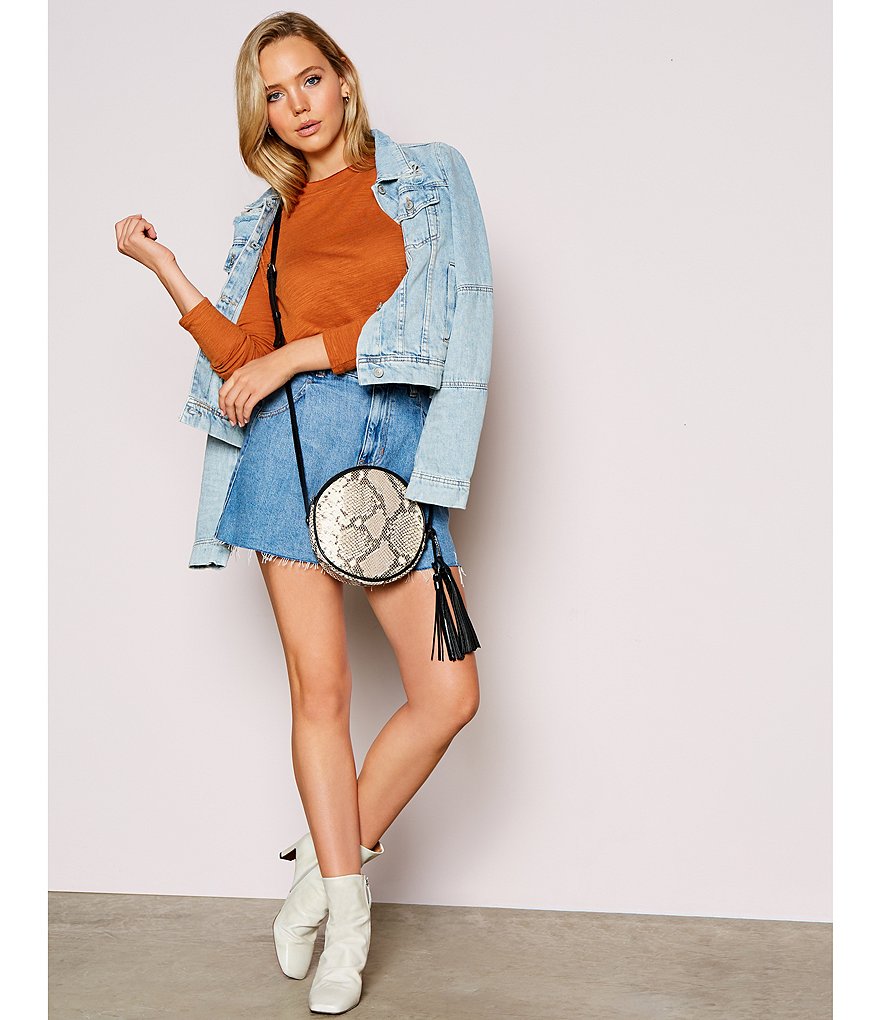 Free People Rumors Denim Jacket