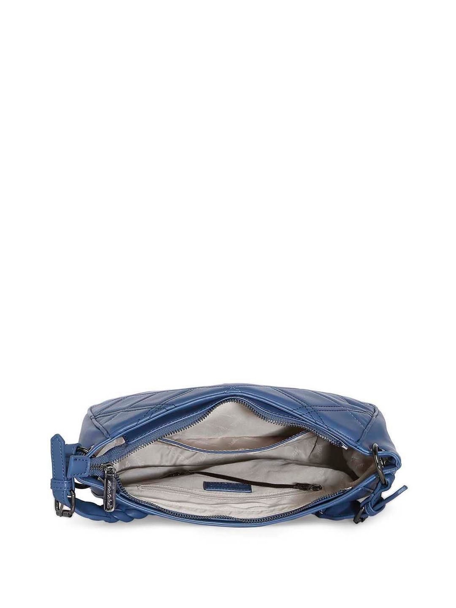 Marina Galanti Blue Quilted Medium Hobo Handbag
