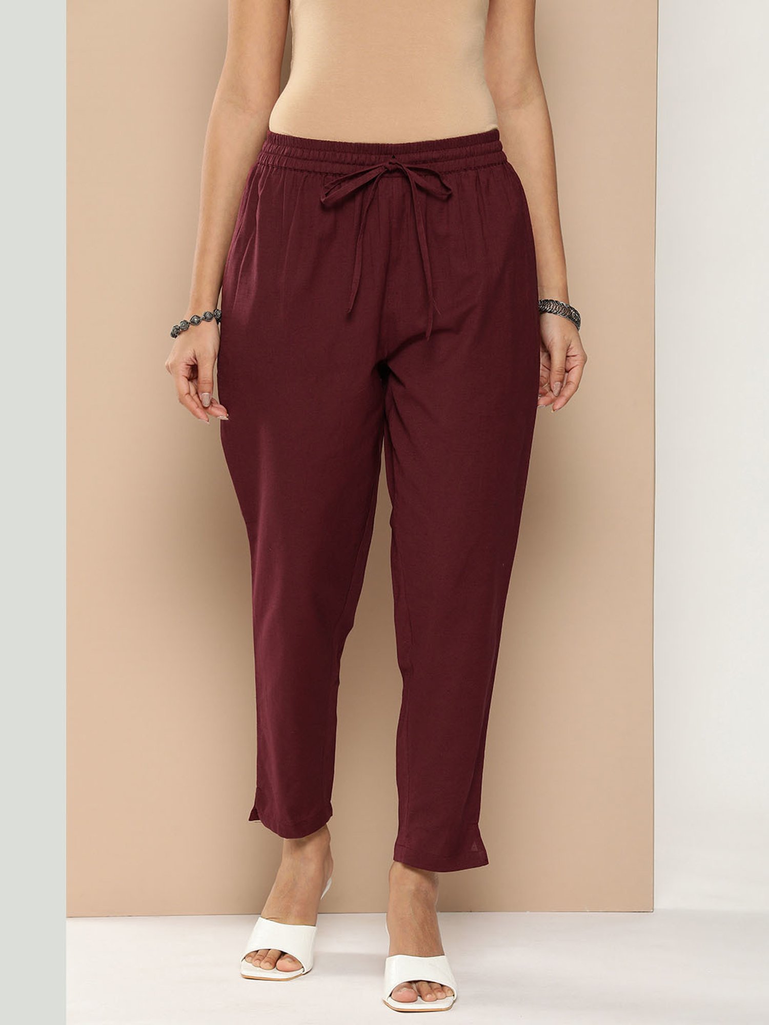 Amukti Maroon Pants