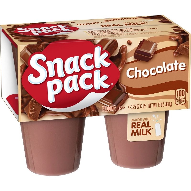 Hunt's Snack Pack Chocolate Pudding - 13oz/4pk