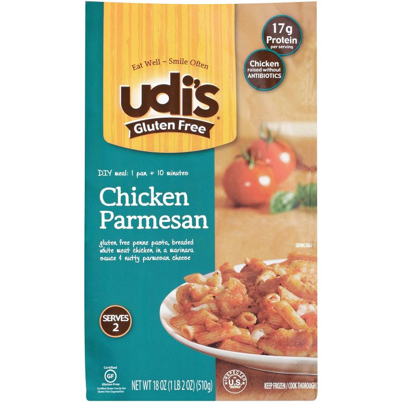 Udi's Gluten Free Frozen Chicken Parmesan - 18oz
