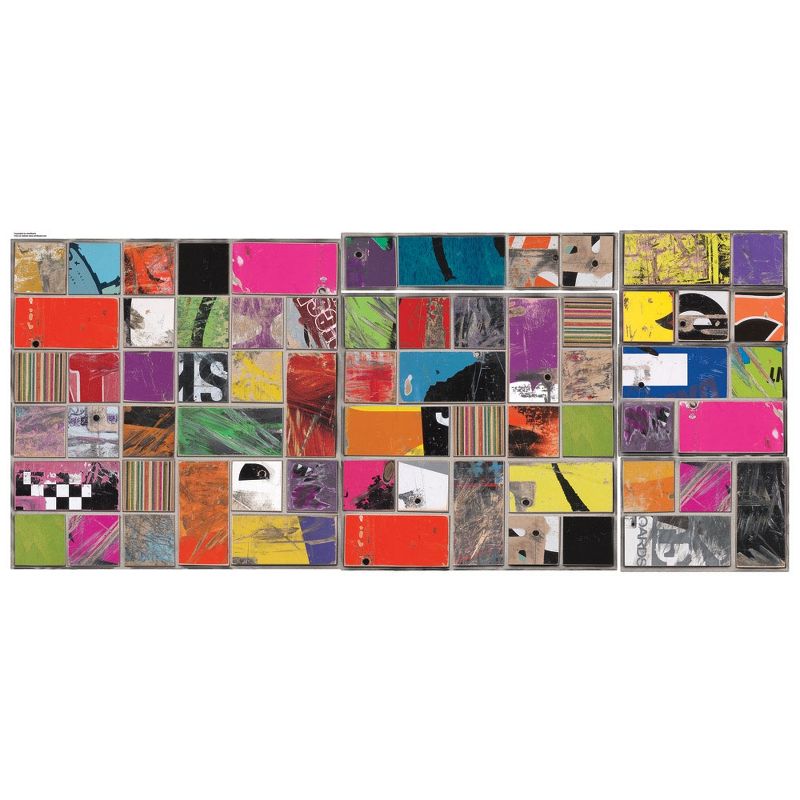 Art Board Skateboard Photo Squares Wall Accent Sticker Set - Art of Board..