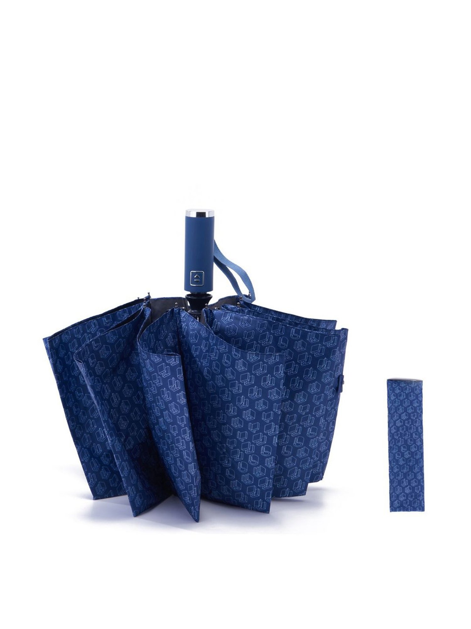 Daniel Hechter Auto Open & Close UV Protection Navy Umbrella