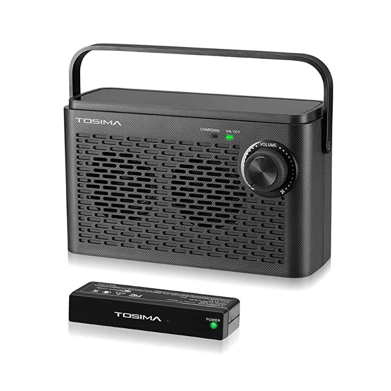 TV Speakers for Hard of Hearing Portable TV Soundbox Seniors Hearing Assistance Speaker for TV with Headphone Jack TV Need Audio Output or 35mm Jack