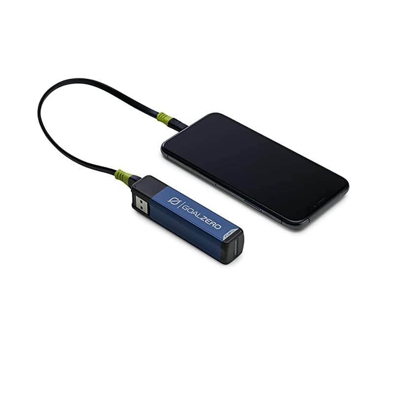 Flip 12 Portable Phone Charger 3350 mAh12 Wh External Battery Power Bank Blue