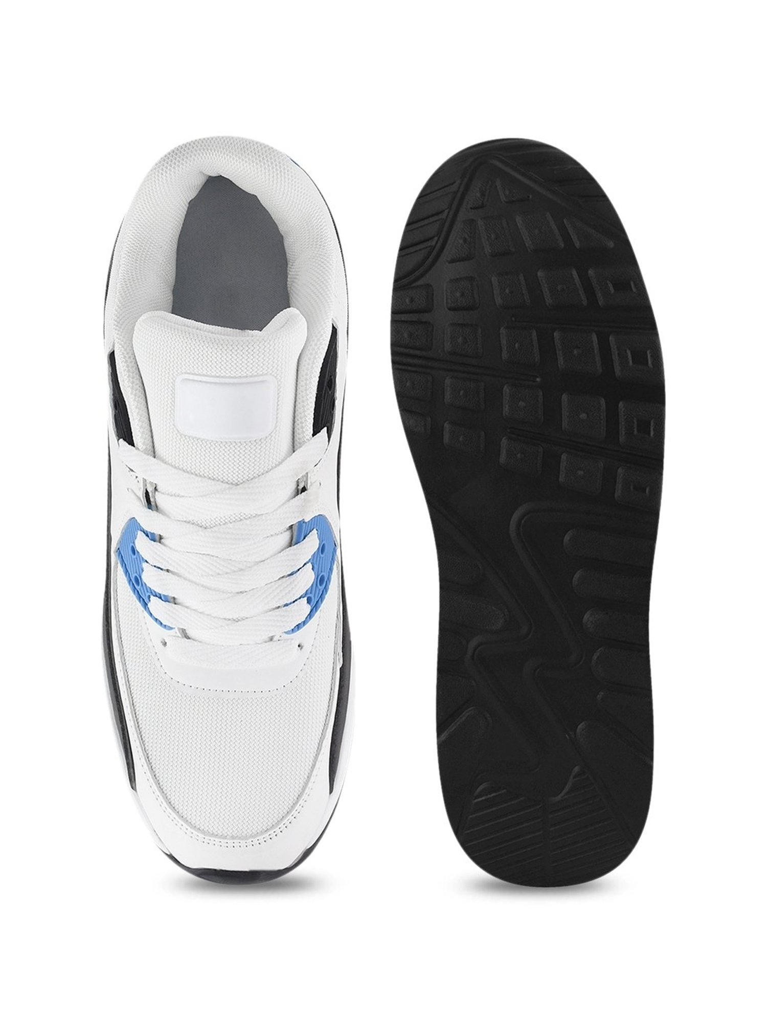 The White Pole Men's Blue Casual Sneakers