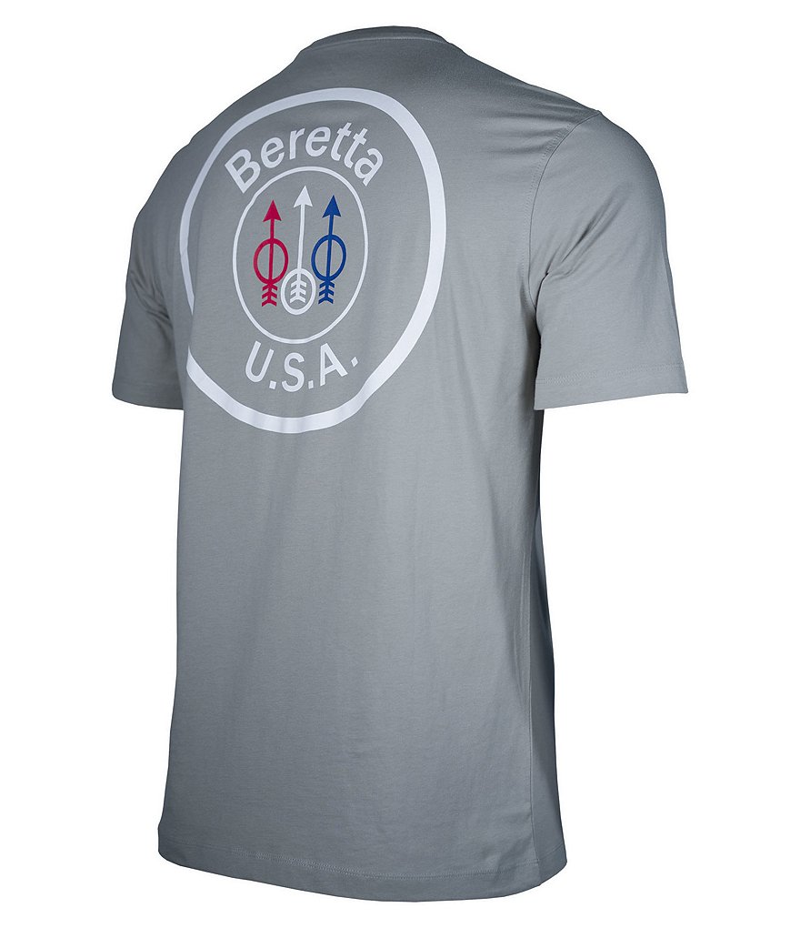 Beretta USA Logo Graphic Short-Sleeve Crew Neck Tee