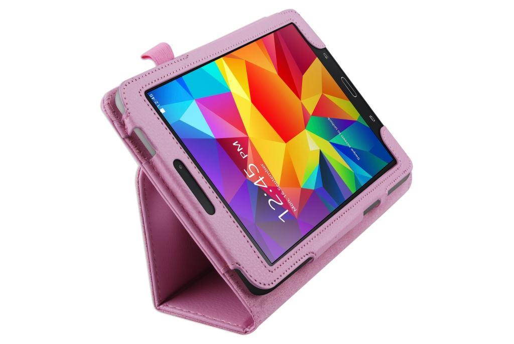 Hellfire Trading Magnetic PU Leather Case Cover for Samsung Galaxy Tab 4 8" T330 - Black