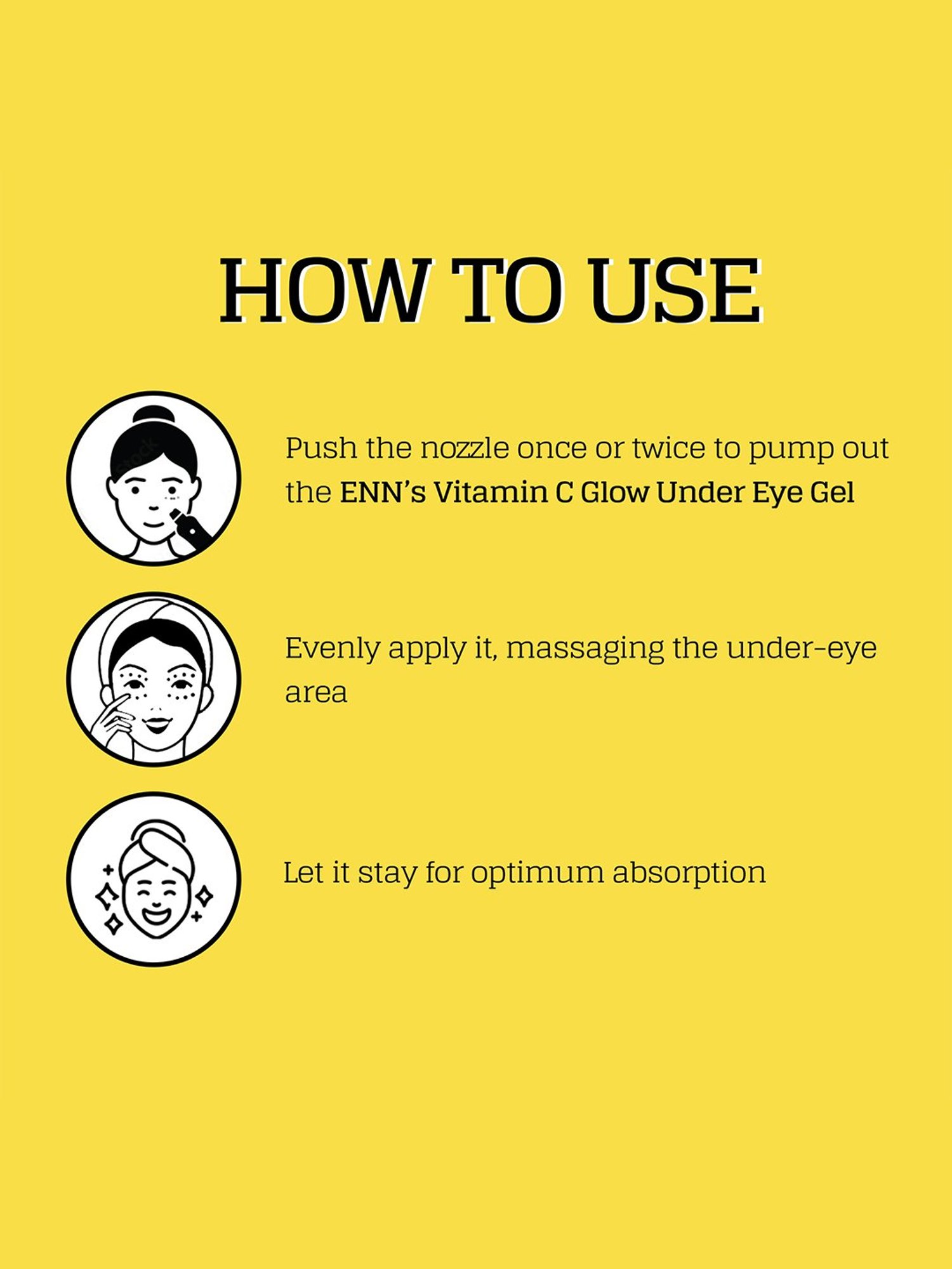 ENN Juicy Vitamin C Glow Under Eye Gel - 15 ml