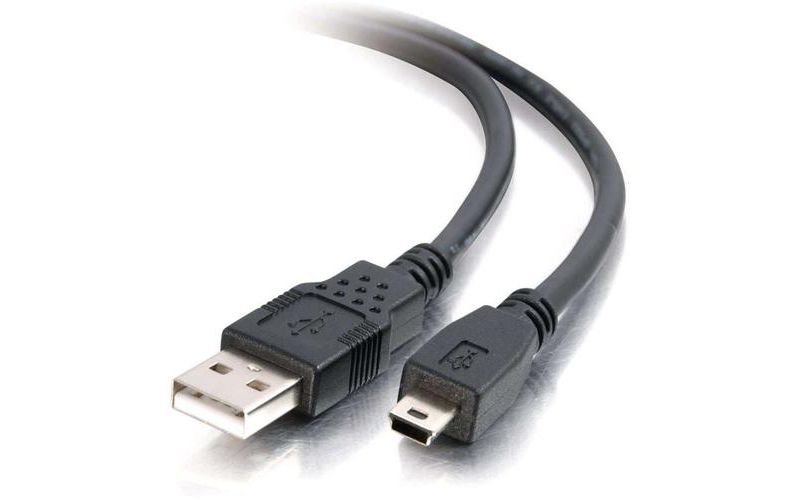 C2G 1m USB 2.0 A to Mini-b Cable - Type A Male - Mini Type B Male USB - 3.28ft - Black