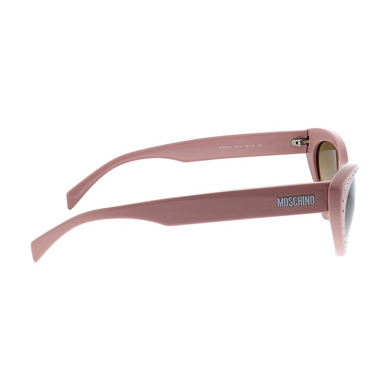 Moschino MOS 006S 35J 53 Womens Oval Sunglasses Pink 52mm