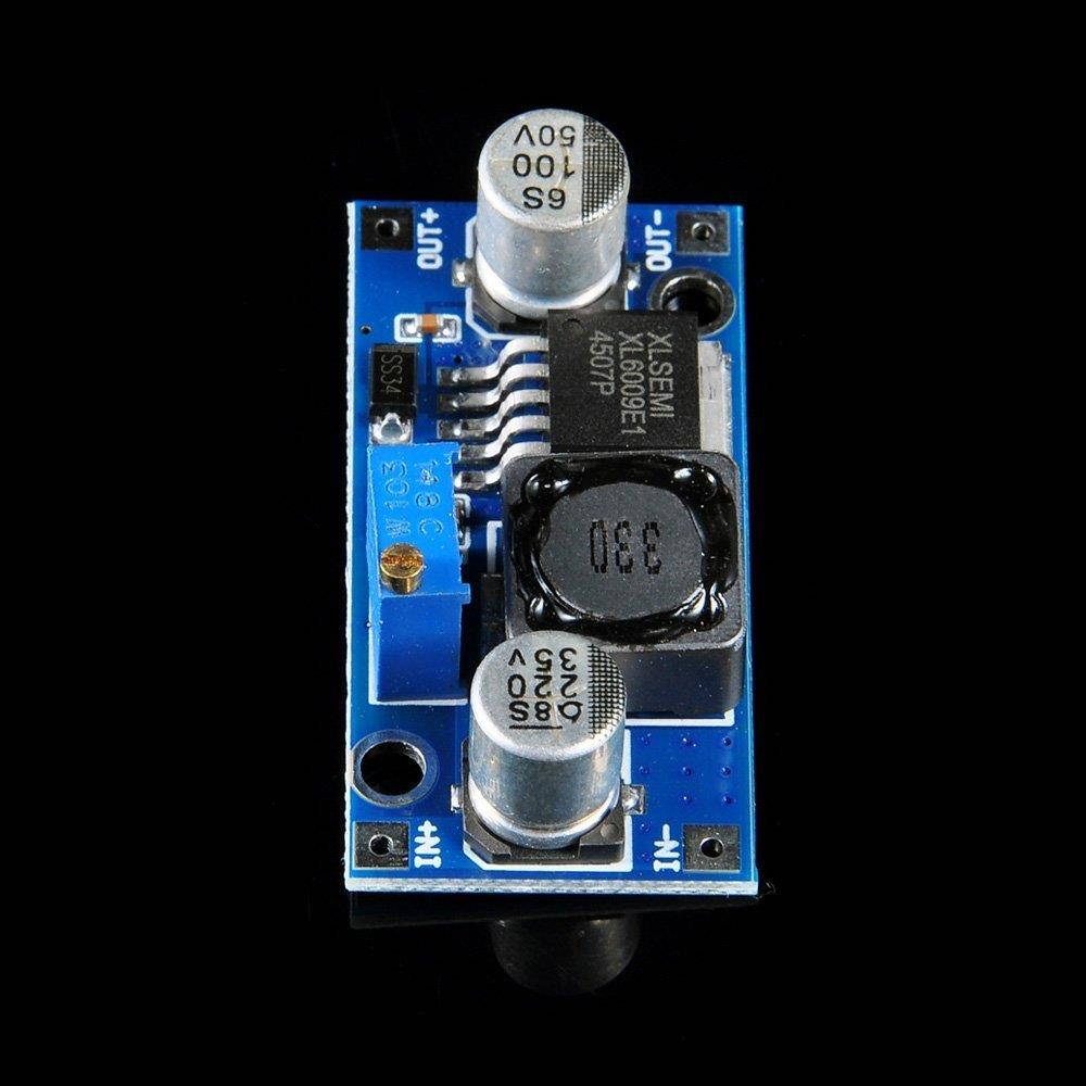 2 pcs Super XL6009 DC-DC Adjustable Step-up Boost Power Converter Module