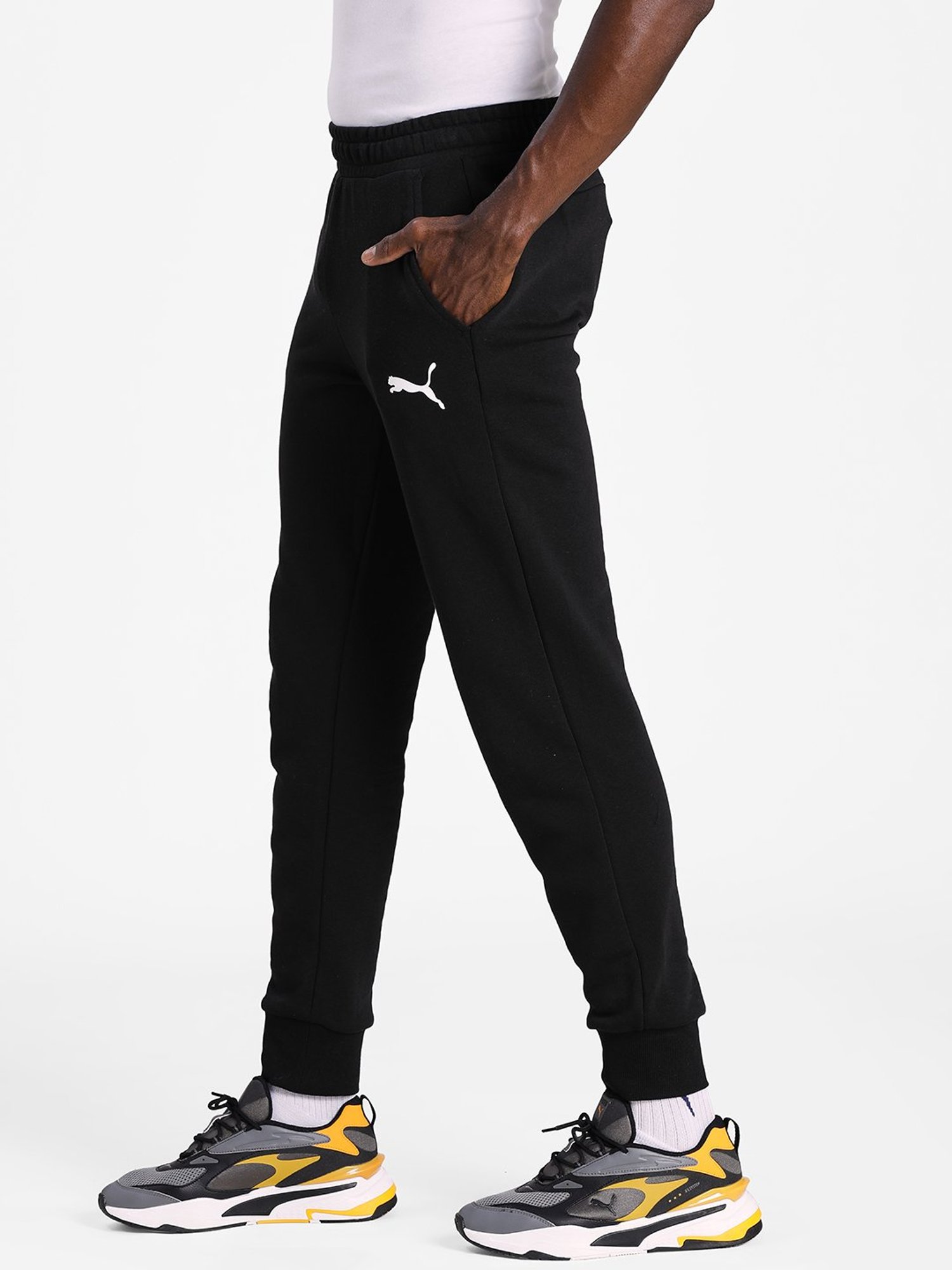 Basics Green Jogger Track Pant