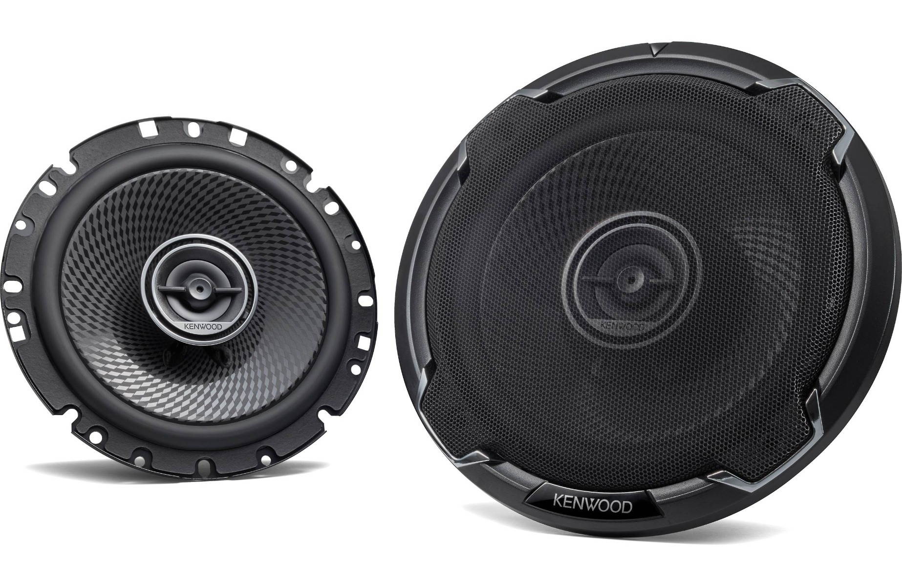 Kenwood KFC-1796PS 6.75 Inch 330 Watt 3-Way Car Audio Coaxial Speakers (Pair)