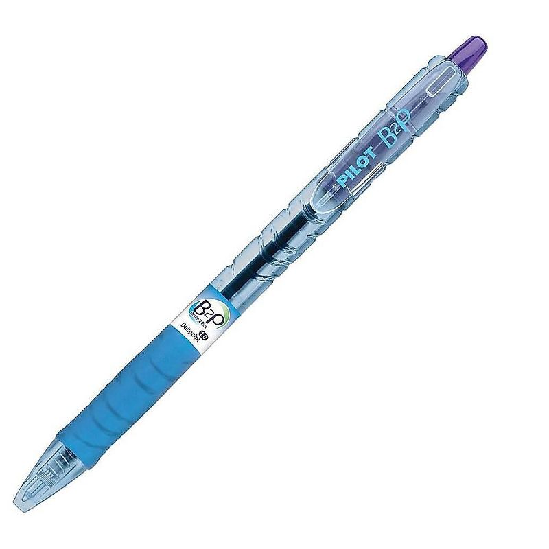 Pilot B2P Bottle-2 Ballpoint Pens Medium Point Purple Ink Dozen (34821) 343208