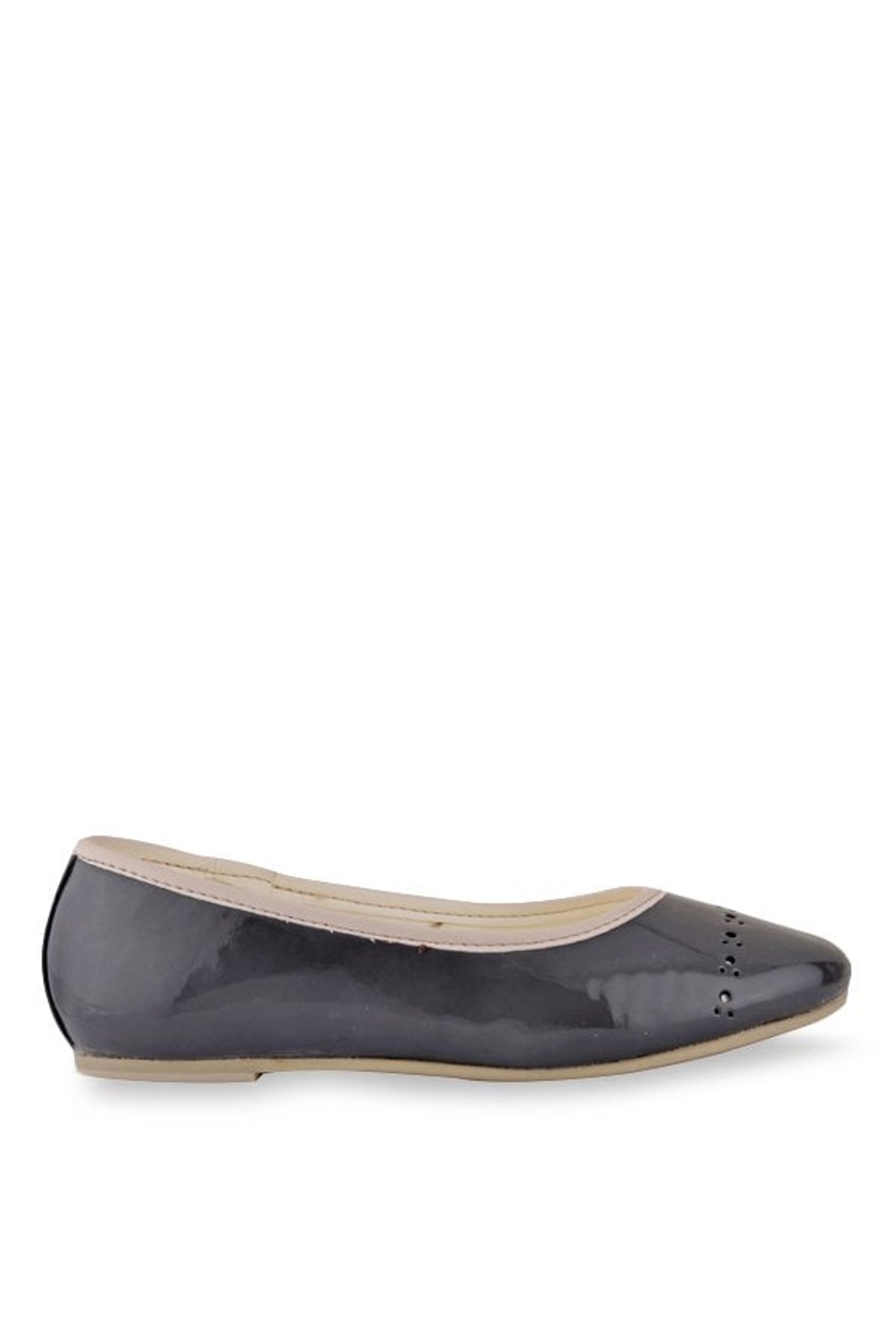 Beanz Kids Clara Black & Cream Flat Ballets