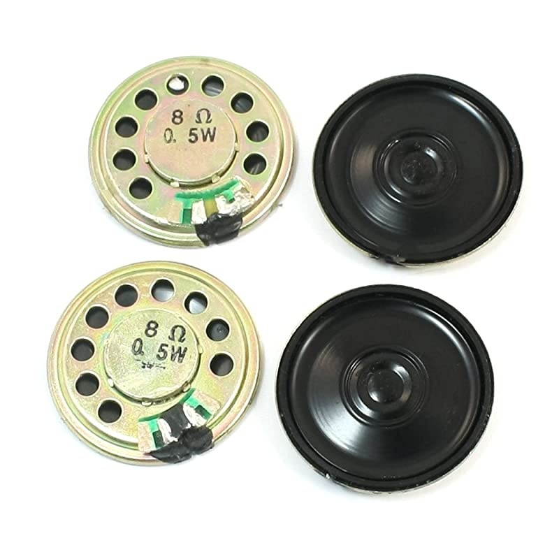 Replacement 30mm Internal Magnet Mini DVD EVD Speaker 05W 8 Ohm 4Pcs